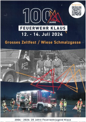 100 Jahre Feuerwehr Klaus - Großes Zeltfest