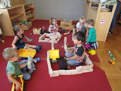 Kindergartenbeginn in der "Schlauen Füchsle Gruppe"