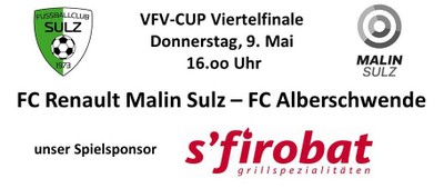 VFV-Cup Viertelfinale Heimspiel