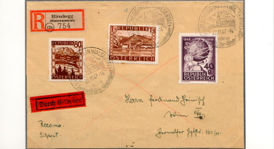 „Österreichische Frankaturen ab 1945 unter deutscher Postverwaltung“