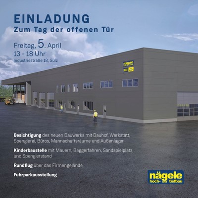 Tag der offenen Tür - Nägele Hoch- und Tiefbau GmbH